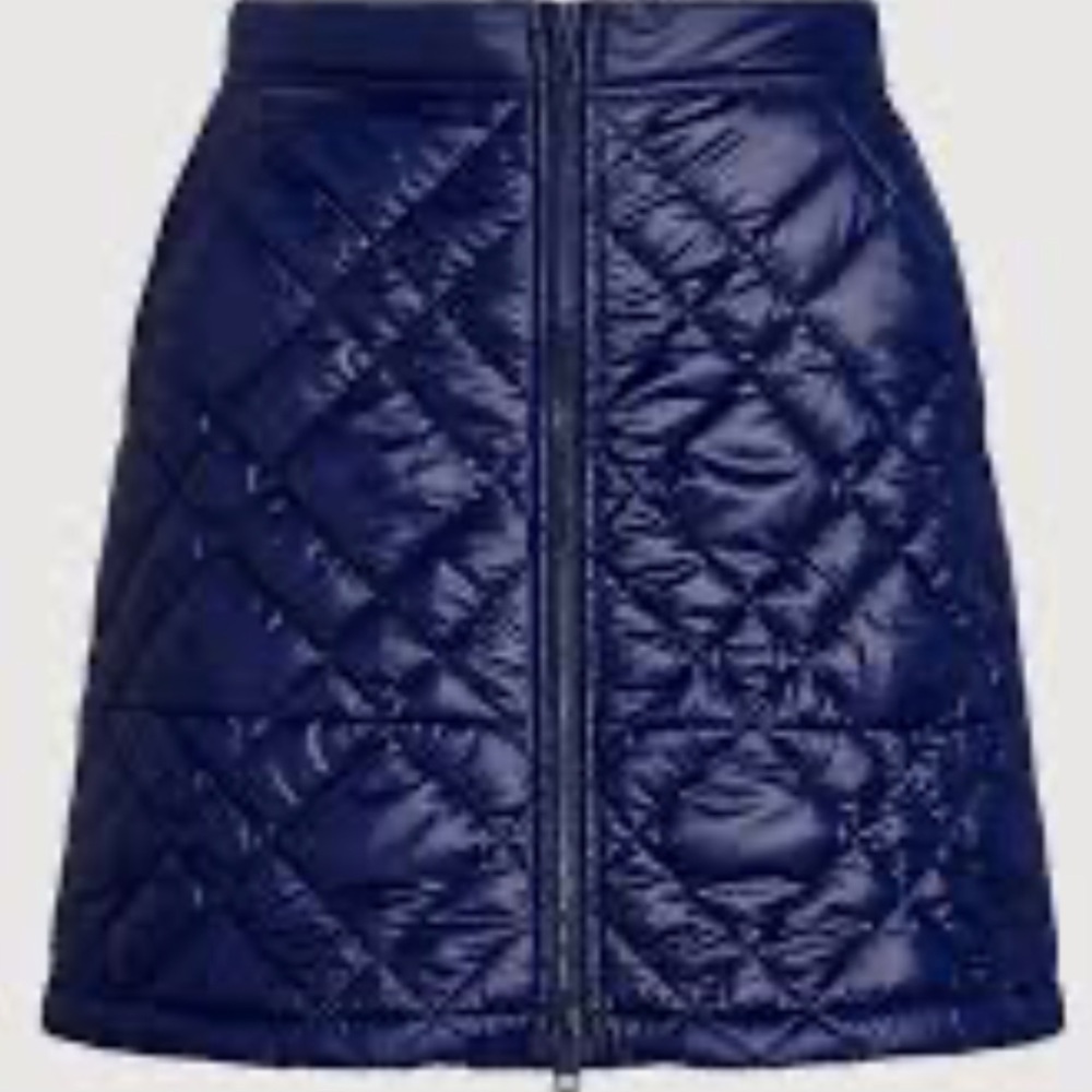 NWT RLX Women’s Quilted Skirt Water Repellent Quilted A-Line Mini Skirt - Navy X
